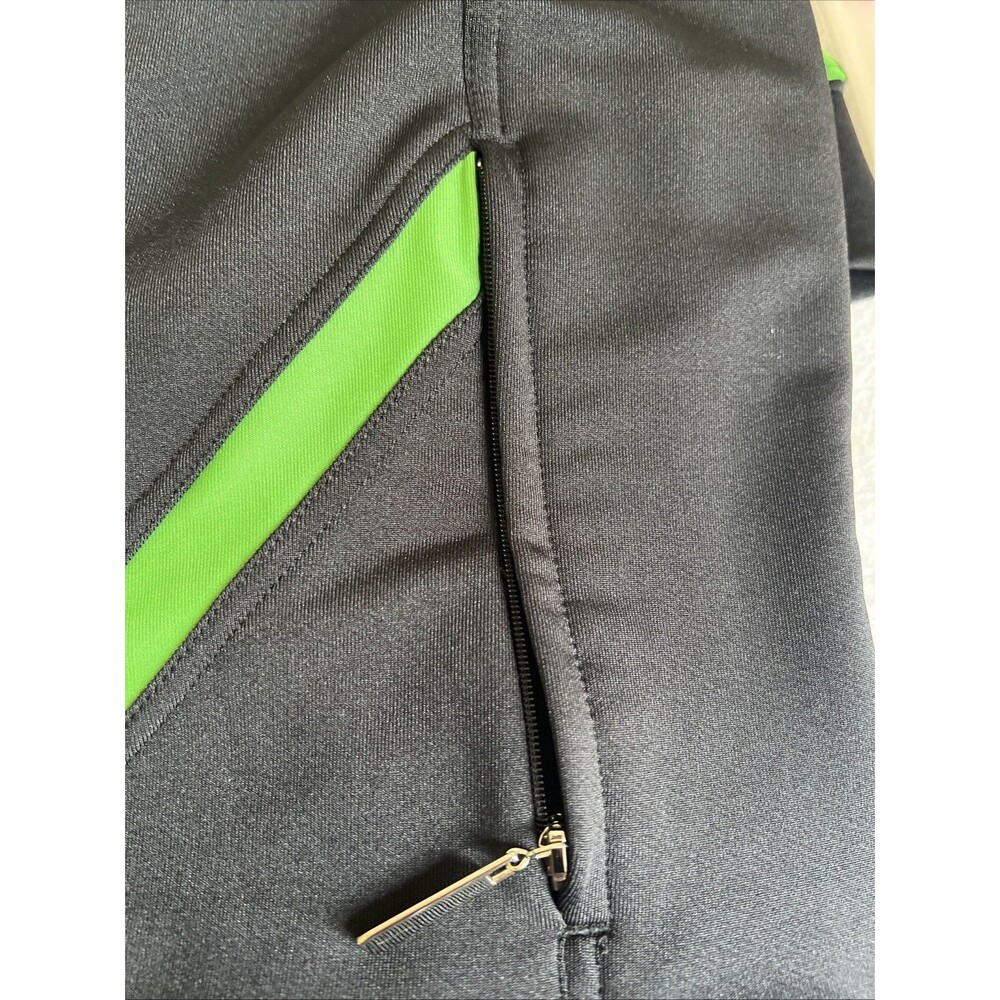 Eleven‎ By Venus Williams Women’s Medium Track Jacket Activewear Green & Black - Picture 8 of 12